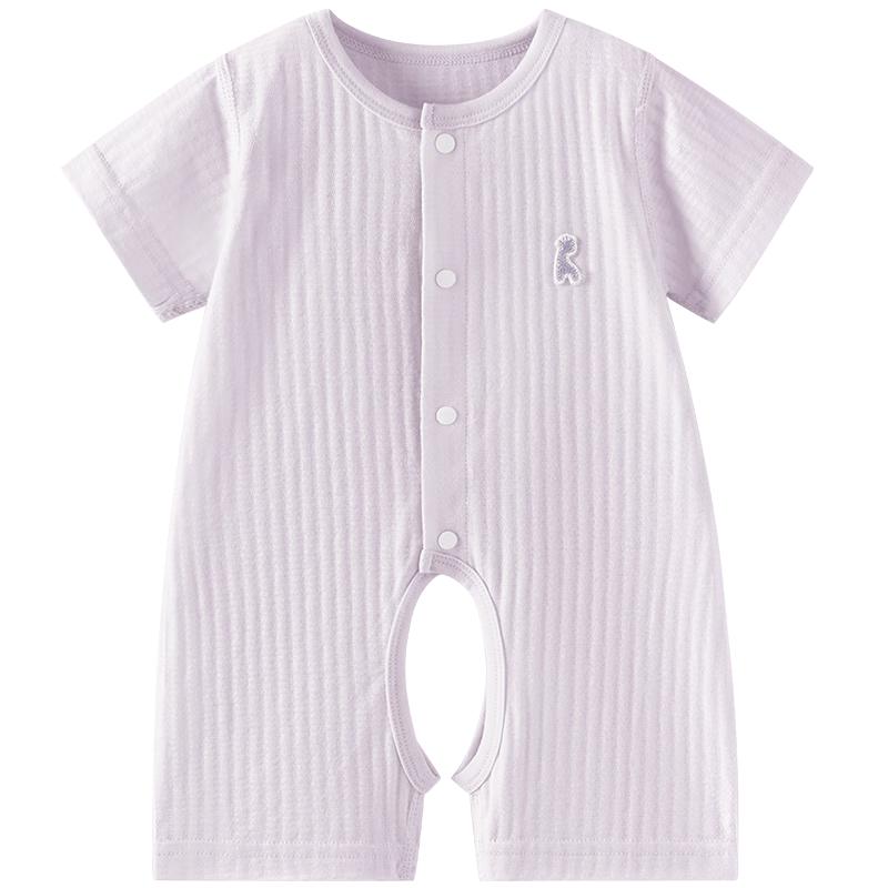 TONGTAI Baby Short-Sleeved Pure Cotton Romper