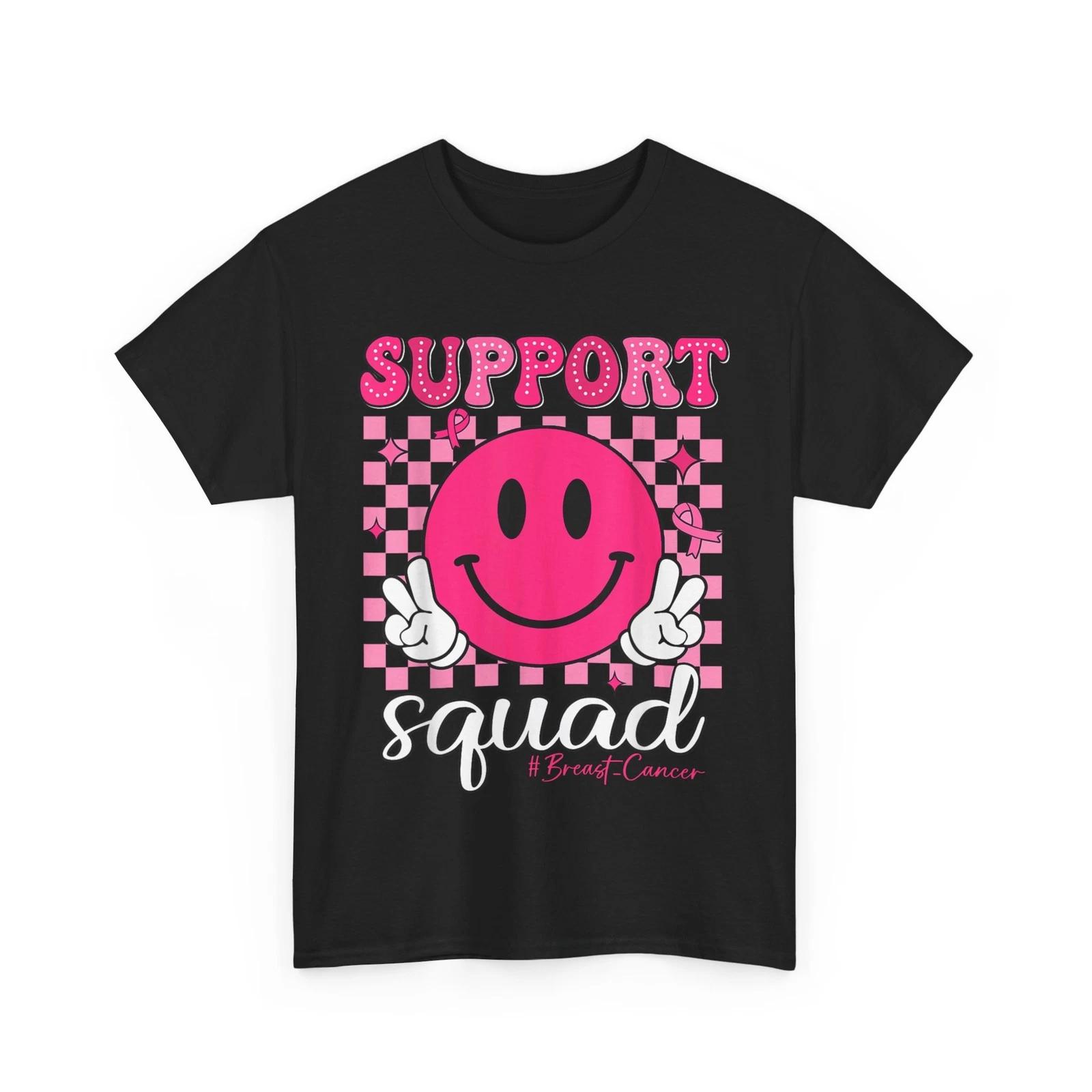 Breast Cancer Awareness Shirt, Support Squad Breast Cancer Shirt XL