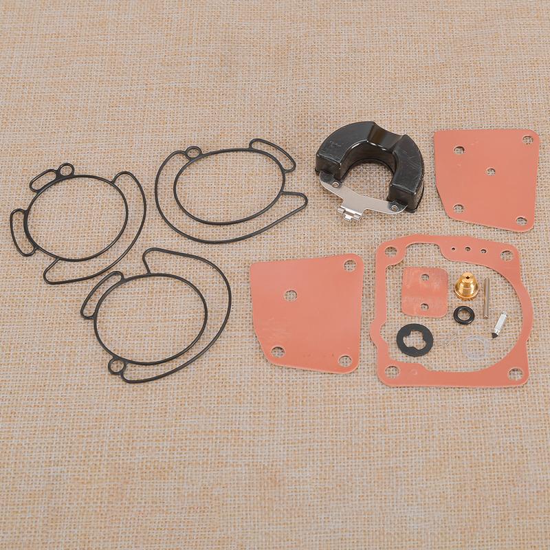 18-7247 2 Sets Carburetor Kits 436852 435442 Fit for Johnson Evinrude Outboard V4 V6 90 100 105 115 150 175HP 1999-2001 438996