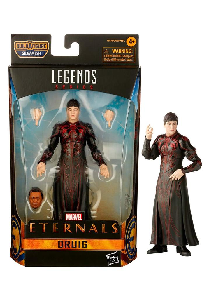 Hasbro Marvel Legends Series Action Figure with Parts Eternals/Druig 6-inch E9535, Authentic, Build-a-Figure