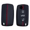 Car Key Case For Peugeot 207 308 307 407 607 807 For Citroen C3 Berlingo C2 C4 C8 Xsara Silicone Key Cover Shell Car Accessories