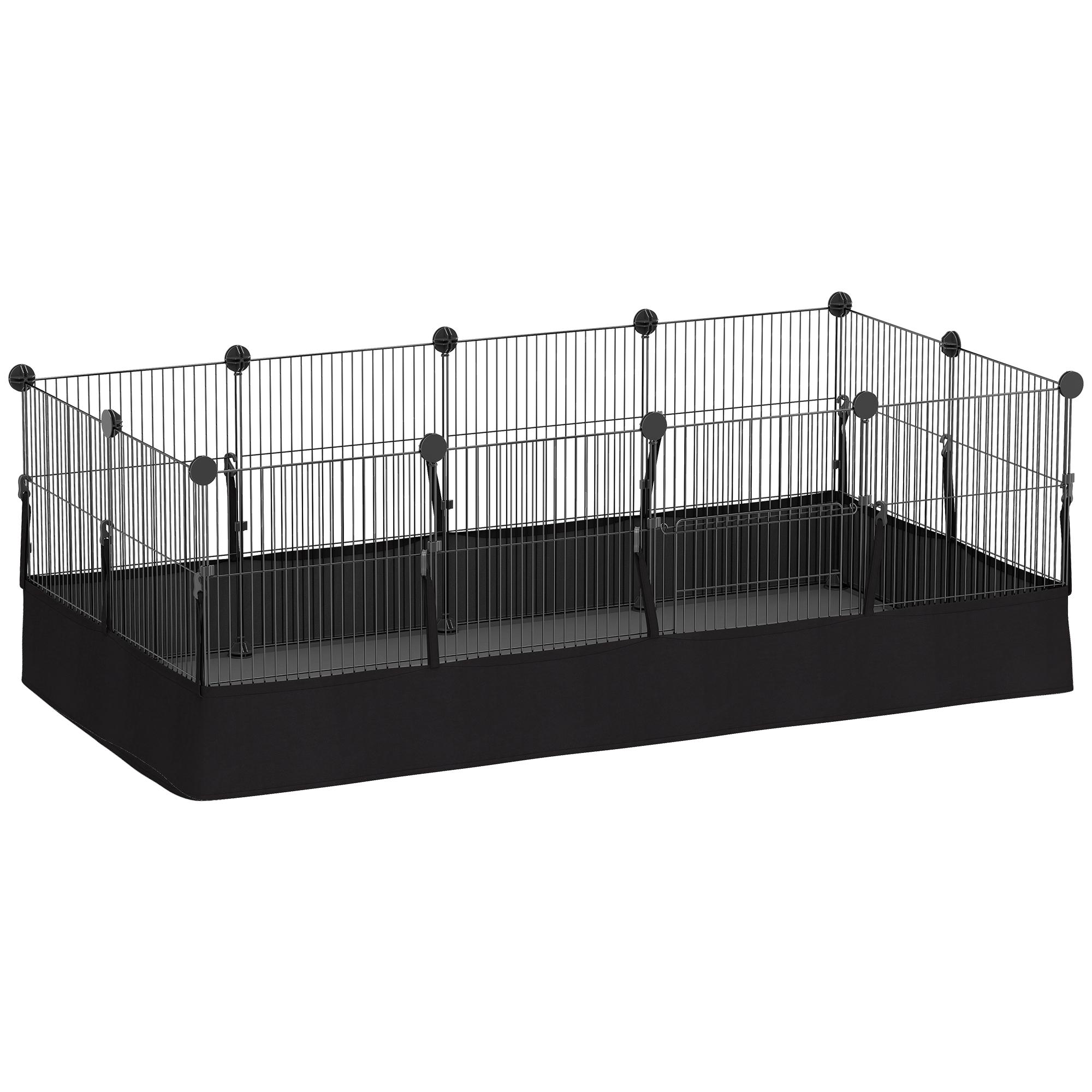 Small Animal Enclosure with Floor Panels