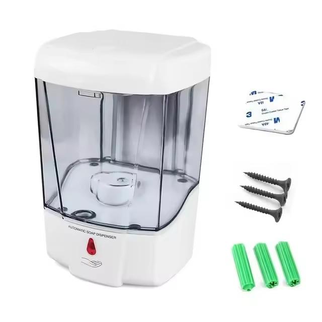 700ML Intelligent Wall-Mounted Smart Sensing Soap Dispenser Automatic Hand Sanitizer Washing Machine Pump Container for Cleaning