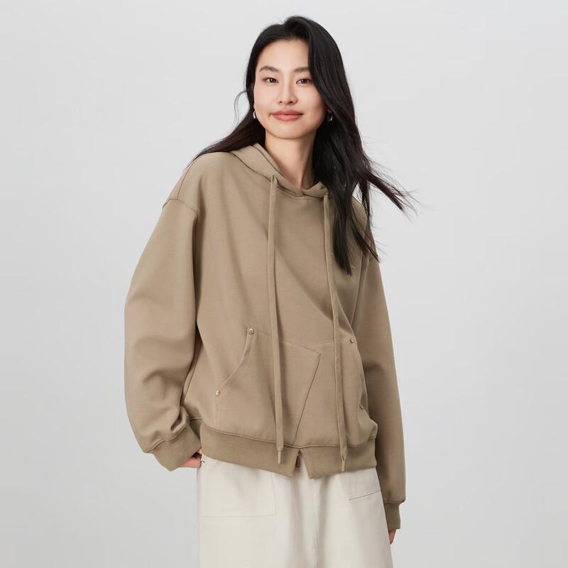 Elva' Island Women's Versatile Hooded Sweatshirt