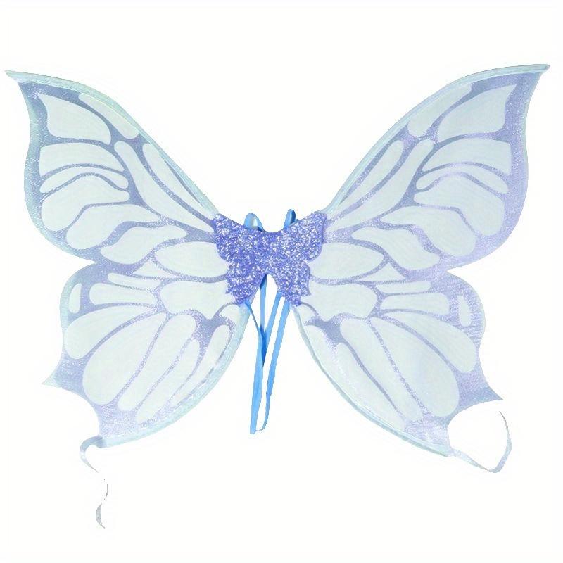 Magical Fairy Costume Accessories with Glittery Butterfly Wings Stylish Shimmering Butterfly Wings for Themed Parties Dress-Up