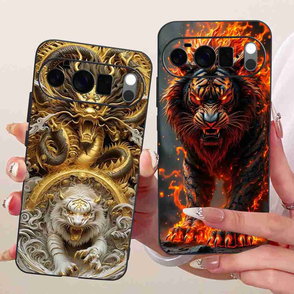 For Google Pixel 10 Pro 5G Case Fashion Painting Silicone TPU Black Soft Cover For Google Pixel 10Pro GEHN3 Phone Cases Bumper