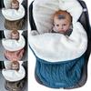 Newborn Knit Baby Swaddle Stroller Wrap Blanket Warm Infant Pram Bag Sleeping