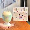 Cute Cat Goblet High Value Straw Water Cup Girls Birthday Gift Souvenir Practical Gift Box