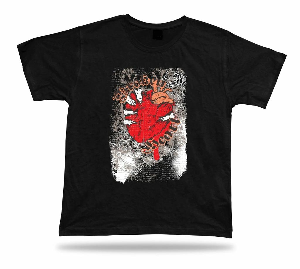 Broken Heart Unique T Shirt Tee Stylish Modern Design Gift Present Apparel