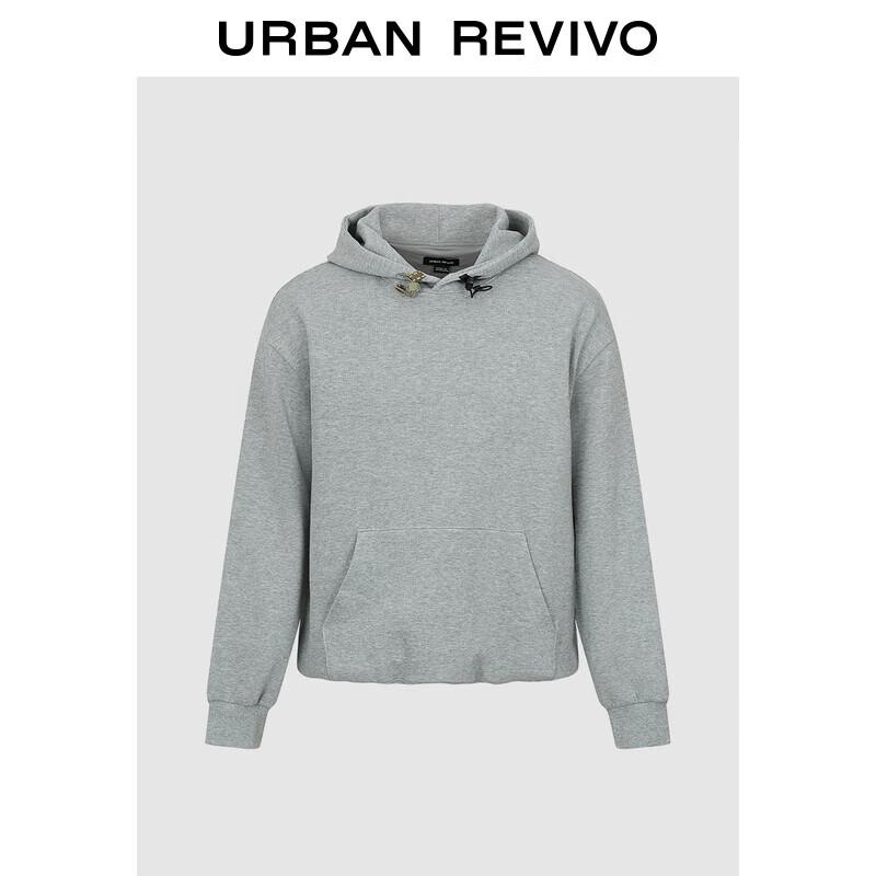 

UR 2024 Winter Men s Loose Hooded Drawstring Sweatshirt XS