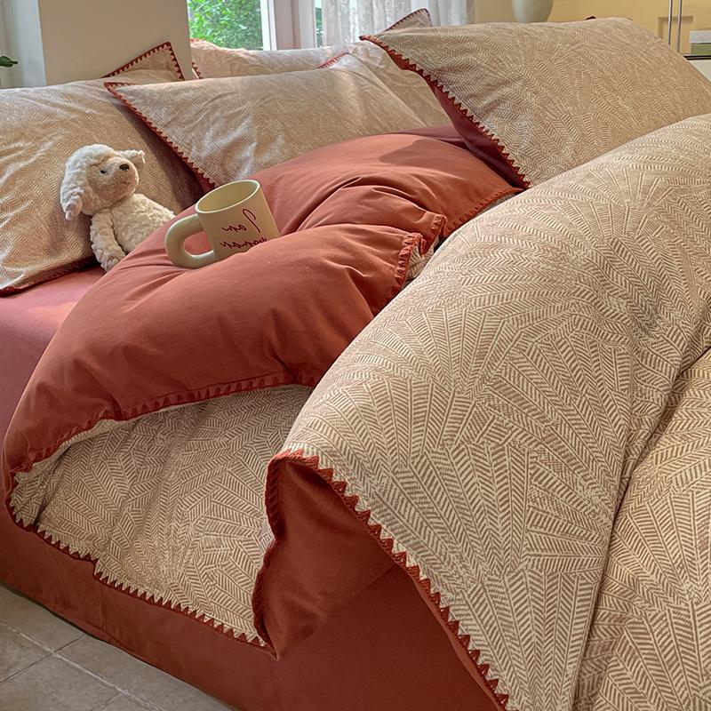 2025 Cotton Flannel Duvet Cover – Thick, Pure Cotton, 150x200x230, Winter Single Bed Sheet Single Duvet Cover for 150x200cm Duvet