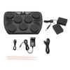 Electronic Drum Set 7 Speed Desktop Drum with Built-in 2 Speakers Stereo Rechargeable Practice Portable Drum Pads