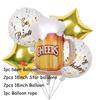 Oktoberfest Party Classic Beer Carnival Festival Disposable Tableware Paper Plates Cups Birthday Balloons Decoration Supplies
