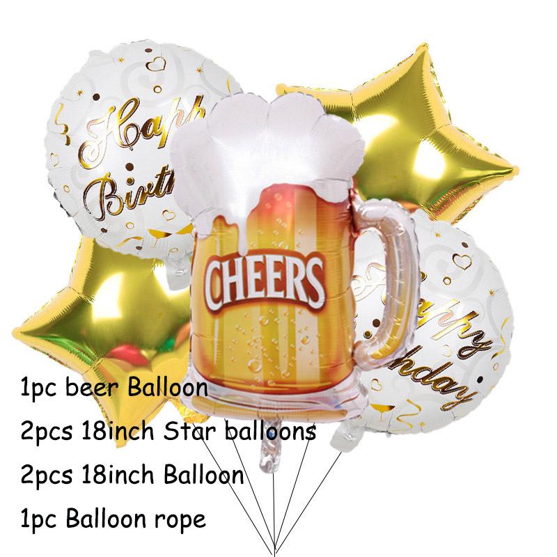 Oktoberfest Party Classic Beer Carnival Festival Disposable Tableware Paper Plates Cups Birthday Balloons Decoration Supplies
