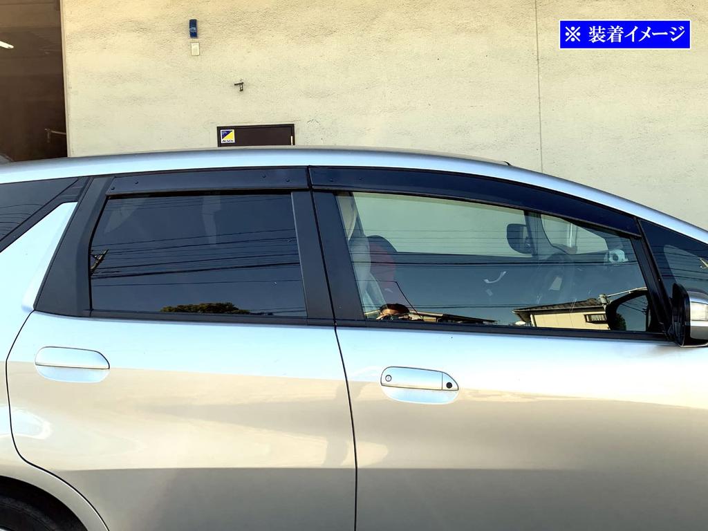 BRIGHTZ Fit Shuttle Hybrid GP2 Side Door Visors with Hardware Compatible with GP 2 Fit Shuttle and Fit Shuttle Hybrid [INJ-V-113] Fit, Hybrid,