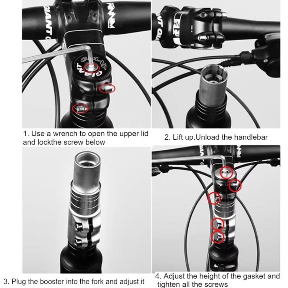 Aluminum Zinc Zinc Alloy Bike Seat Post Seat Tube Ultralight Bicycle Handlebar Extension Cycling