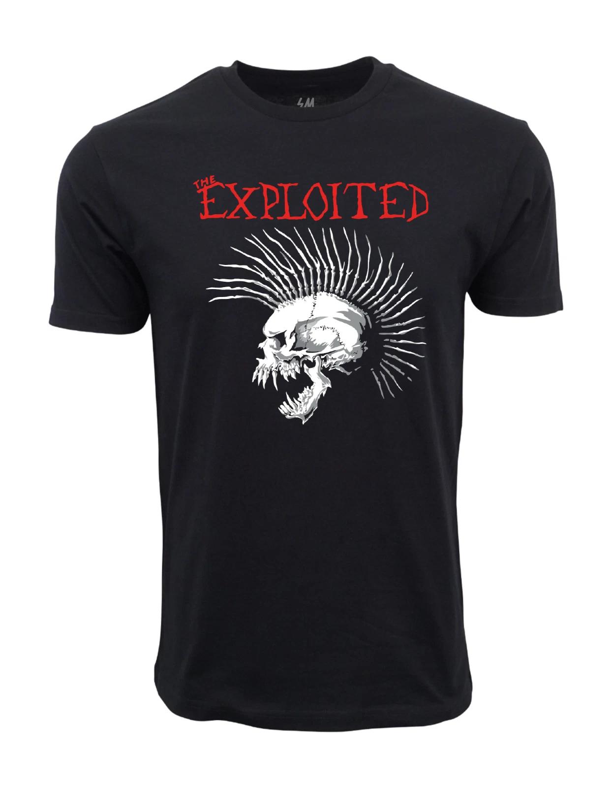 

Unisex Adult Casual Graphic The Exploited Graphic T shirt T-Shirt XXXL