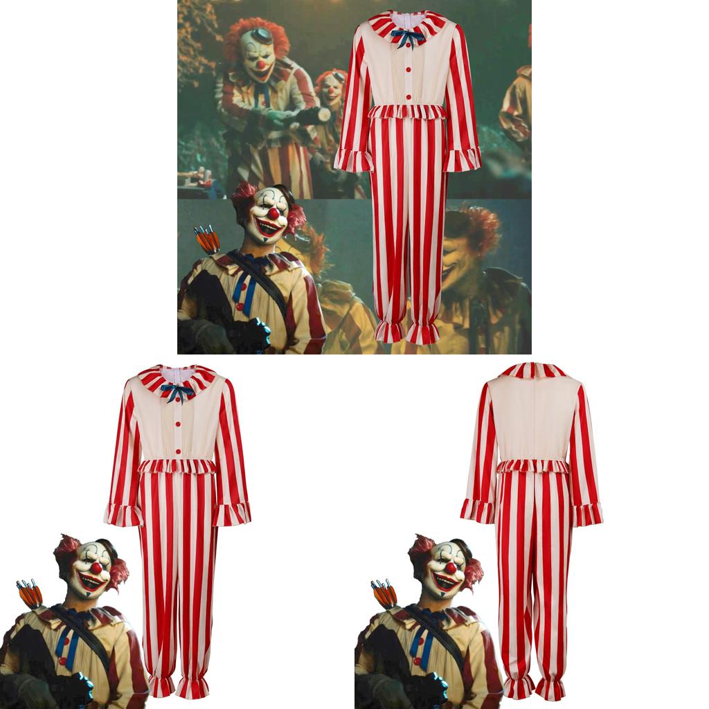 Clown In A Cornfield Halloween Cosplay Outfit With Street Style Design For Cosplay Events