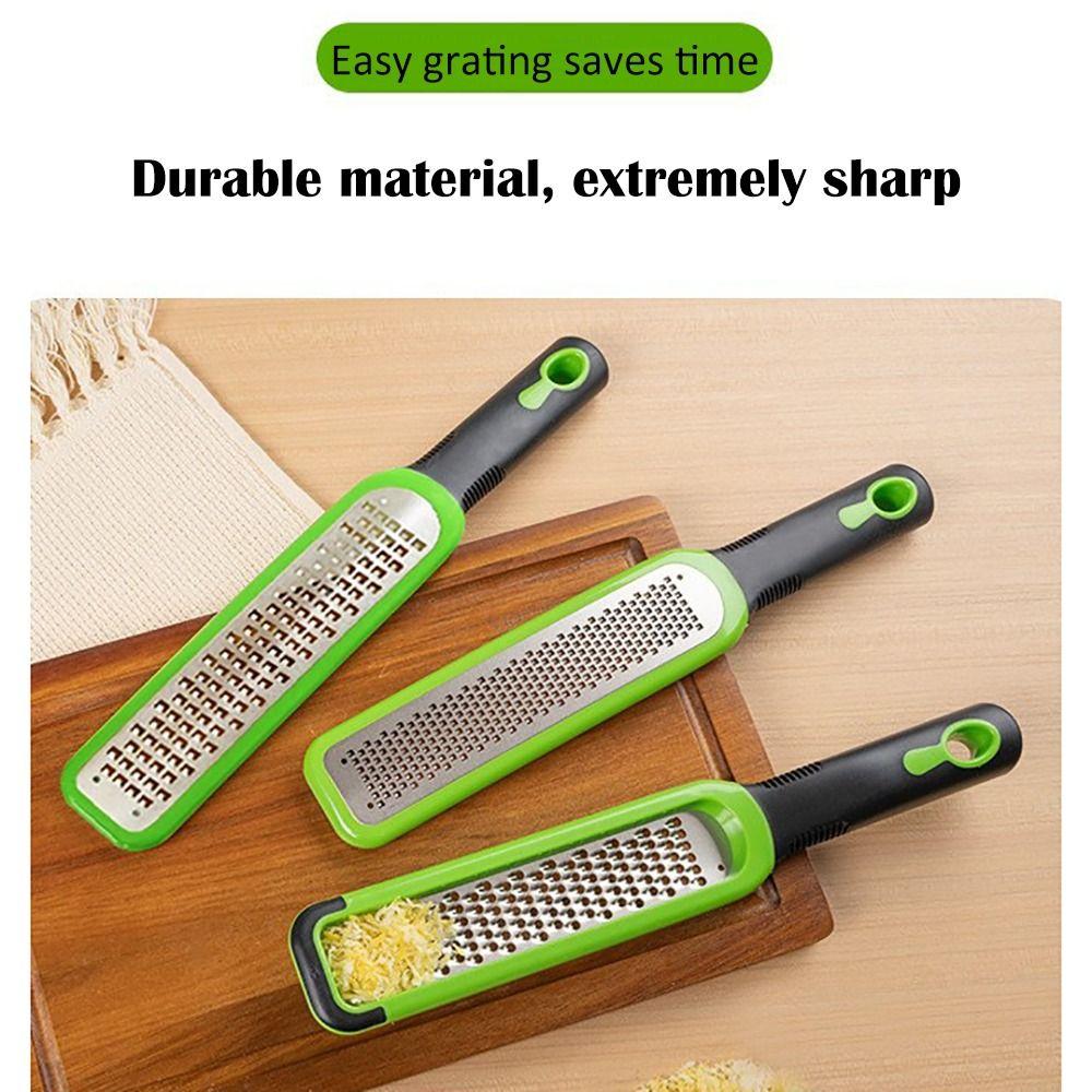 304 Stainless Steel Zester with Protective Cover Sharp Fruit and Vegetable Grater Convenient with Handle Lemon Grater