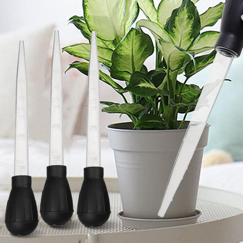 1/10pcs Lengthen Aquarium Pipette Cleaner Portable Aquarium Fish Tank Water Changer Tool Flowerpot Tray Pipette Cleaning Tool