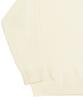 GRAVER [Unisex] White Flower Embroidered Oversized Collared Zip-Up Knit_Cream