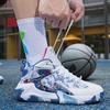 2025 Spring and Summer Basketball Shoes Men's Non-slip and Wear-resistant Teenagers High-top Breathable Friction Sound Actual Combat Training Spo