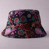 Digital printing small edge bucket hat spring and summer double-sided can wear outdoor sunshade basin hat spot