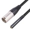 3.5mm To XLR Cable, 1/8 Inch Stereo To 3 Pin XLR Male Cord Adapter Connector, Balanced Male XLR To 3.5mm Female