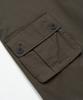 TOFFEE WOMEN W Button Pocket Bermuda Pants (Khaki Brown)