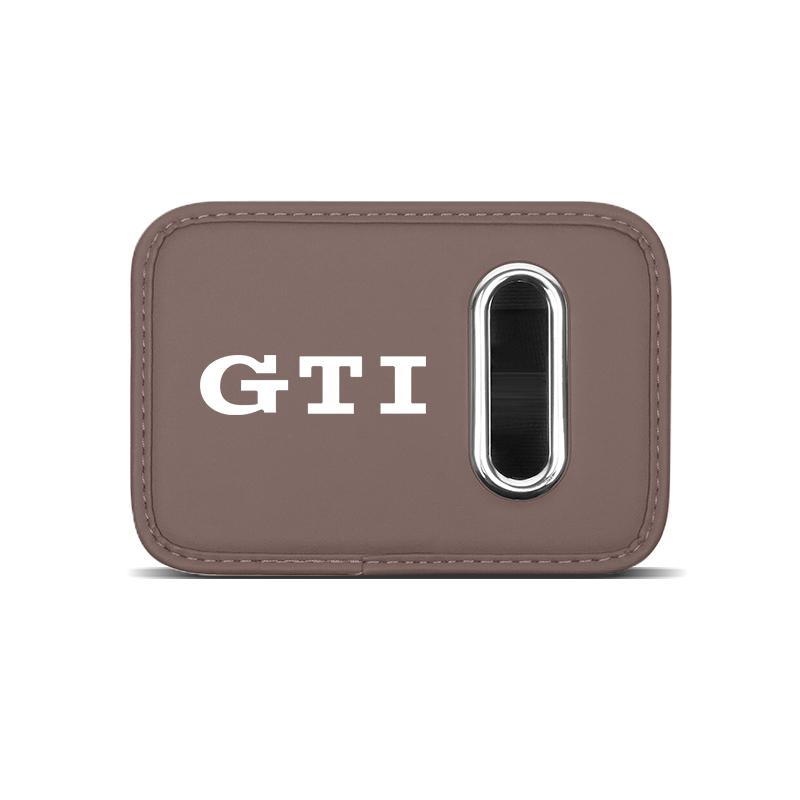 Car Soft Leather Tissue Box Multi Functional Car Door Storage Box Accessories For VW Golf T‑Roc Tiguan Polo Passat T‑Cross MK7 Gj8