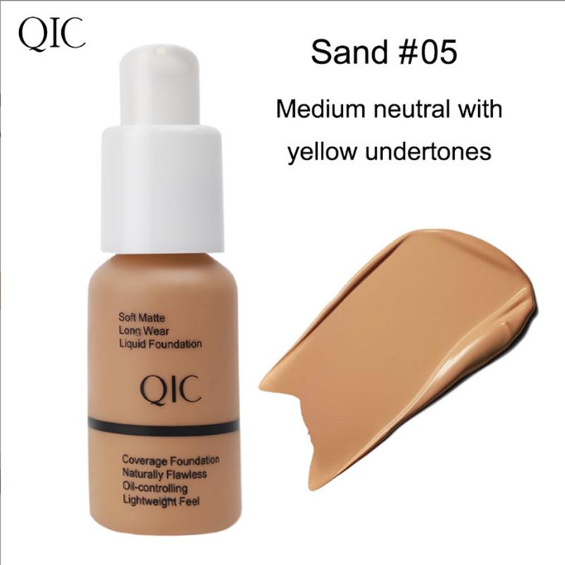 Fond de teint liquide mat en bouteille, correcteur de teint, anti-sébum, imperméable, longue tenue, hydratant, base de maquillage longue durée