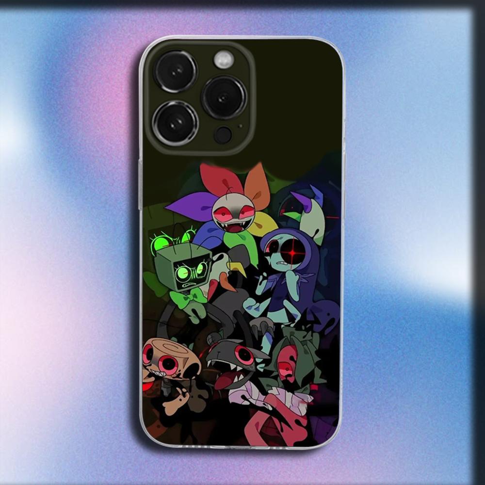 Goob D-Dandys World Phone Case For iPhone 16,15,14,13,12,11 Plus,Pro,Max,XR,XS,X,Plus,SE,Mini Transparent Soft Cover iPhone12mini