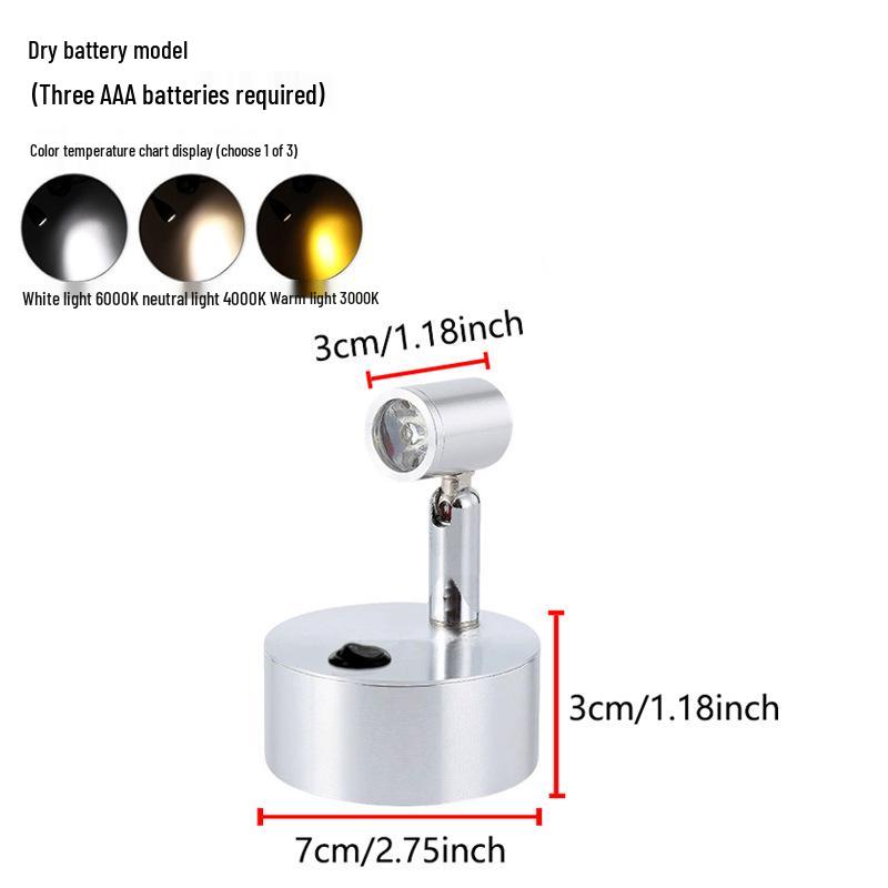 Wireless Jewelry Display Spotlight with Battery