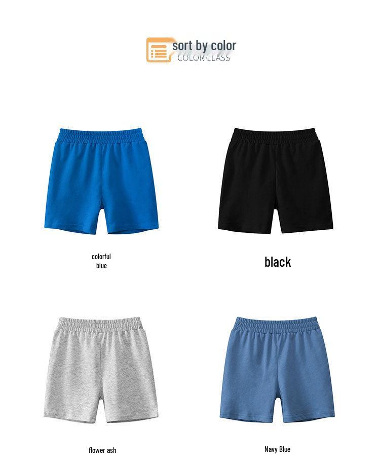 27kids Chłopięce Szorty w Jednolitym Kolorze - Rozmiary Małe do Średnich