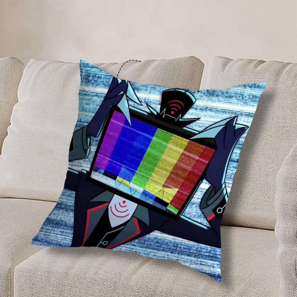 Hazbin Vox H-HotelS Fidati di Noi Federa Federa Cuscino Divano Soggiorno Copricuscino Adatto Per Casa Camera da Letto Decorazione Stanza