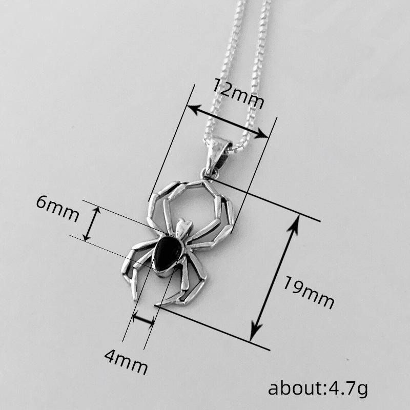 Fashion Personalized Items, Halloween Ghost Spider Necklace, Exaggerated Accessories