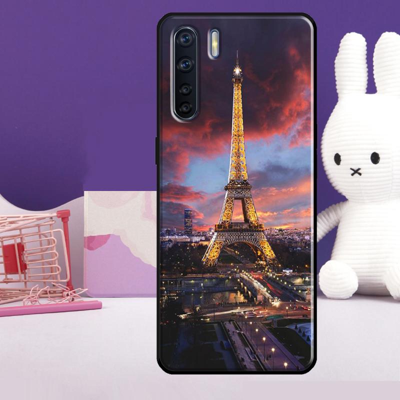 Paris Eiffel Tower France Case For Oppo A60 A80 A40 A77 A57 A17 A74 A54 A94 A78 A98 A18 A38 A58 A96 A76 A16 A15 A5 Pro