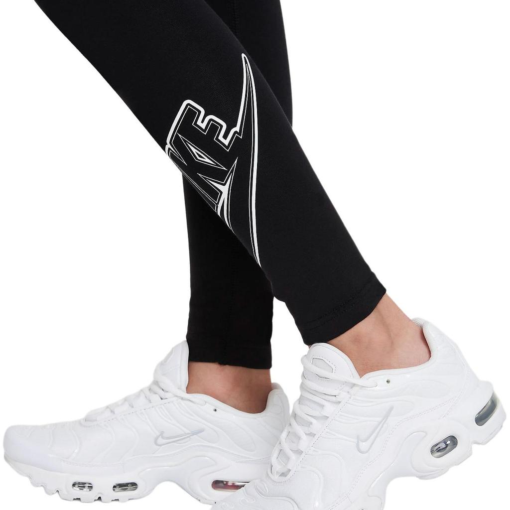 Nike Sportswear Favorites Letter Logo Print Slim Fit Long Fitness Pants Women Pants Black DD6278-010