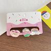 Adorable Mini Acrylic Hair Clip for Girls: Cartoon Bear & Flower Claws for Bangs and Broken Hair