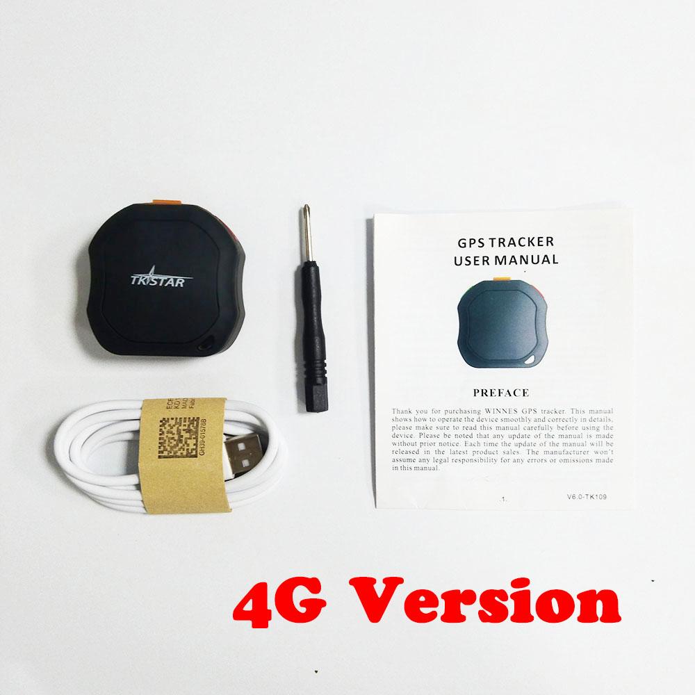 TKSTAR TK109 Portable 2G GSM 4G LTE GPS Tracker Personal Mini Pet SOS One Click for Help Geofence Real-time Tracking Locator