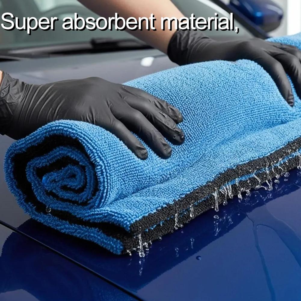 Microfiber Car Wash Towel Large Car Quick Drying Cloth Super Absorbent Car Window Cleaning Towel Thicken Car Detailing Rags