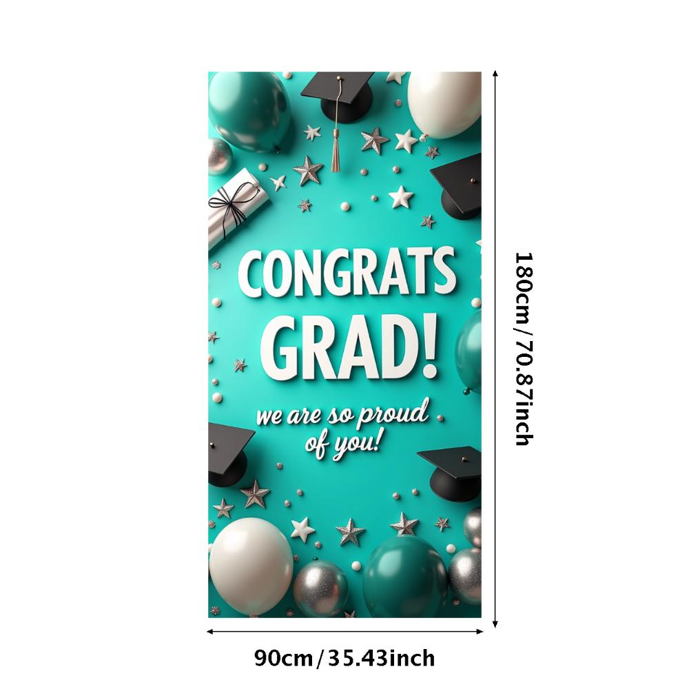 Tło na Graduation Lekkie Rekwizyty Fotograficzne Dekoracja Graduacyjna Wielokrotnego Użycia Baner Graduacyjny Na Spotkania Studenckie Na Zewnątrz