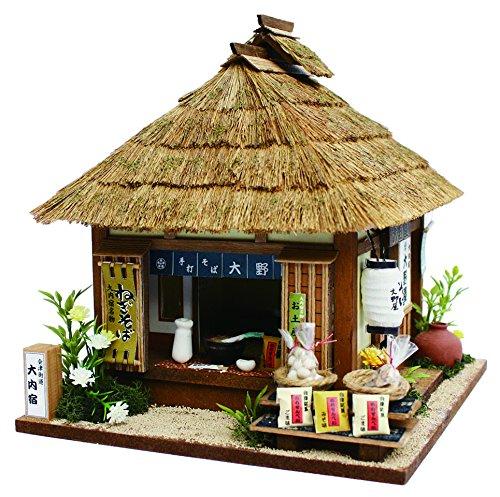 Billy Handmade Dollhouse Kit, Highway Series, Aizu Highway, Ouchijuku Soba Restaurant 8617