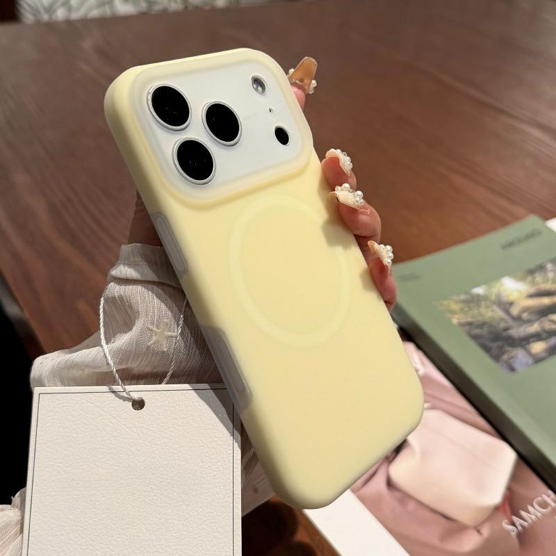 For Jelly Liquid Silicone Phone Case For For Iphone 17 16 Pro Max Magnetic Matte Cover For For Iphone 1 14 13 17 Pro Max Case