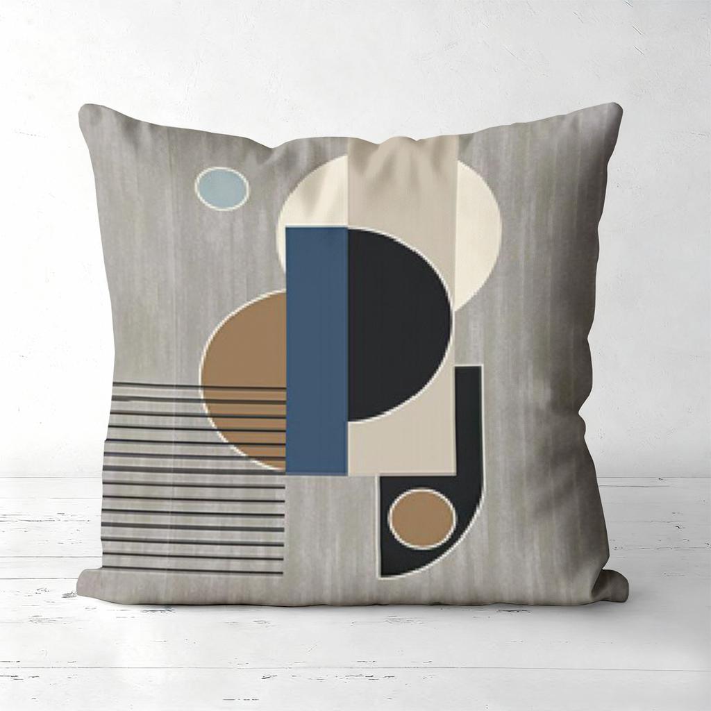 Modern Geometric Pattern Throw Pillow Covers Set Polyester pillowcase, sofa decorative cushion cov Headboard Pillow