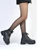 Shoetopia Damen Chunky Heel Kurze Stiefeletten mit rutschfester Sohle, Bequeme Trendige Knöchelboots | Weiche Gepolsterte Sohle | Lässig, Party & Winter