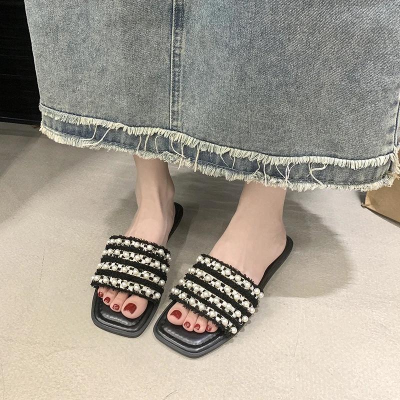 Fashion Summer Fashion Women's Slippers 2025 New Non-Slip Hot Sales  Shoes Outdoor Fashion Leisure 35-43 Large Size Slippers