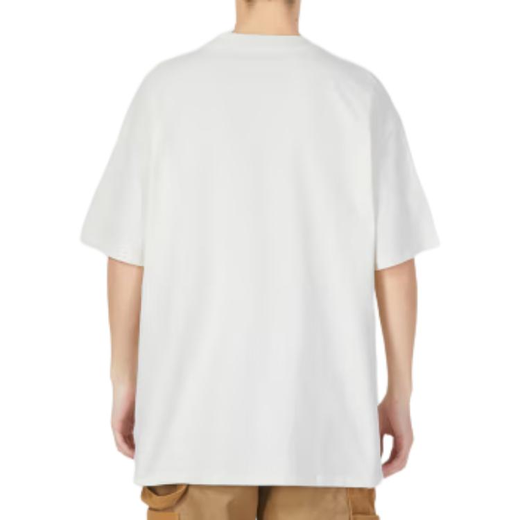 Timberland Μονόχρωμο Εξωτερικού Χώρου Τσέπη Casual Αθλητικό Φαρδύ Διαπνέον Κοντομάνικο T-Shirt Ανδρικά T-Shirts Vintage-Λευκό A291G-CM9