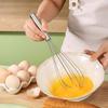 Stainless Steel Egg Beater, Manual Handheld Batter and Cream Mixer, Creative Kitchen Baking Tool, Milk Froth Mixer Head