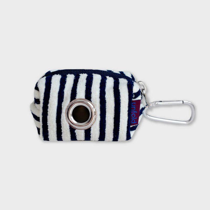 Unfold Puppy Poop Bag 1P Choose Stripe Terry Poop Bag (6 Colors)